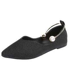 Damen Schuhe Frühjahr Loafer für Damen Casual Slip On Kleid Loafer Bequeme Leder-Fahrschuhe für Damen im Freien zu Fuß flache Schuhe Ski Schuhe Damen 39 (Grey, 35.5) von Generic