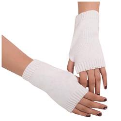 Damen Strick-Armwärmer Fingerlose Handschuhe Stulpen Thermal Halb Fingerhandschuhe Stricken Armwärmer Handgelenkwärmer für Winter von Generic