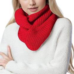 Damen Winter Loop Schal Warm Und Bequem Halsbedeckung Für Herbst Und Winter Warm Dick Schal, Klassisch Winterschal Für Frauen von Generic