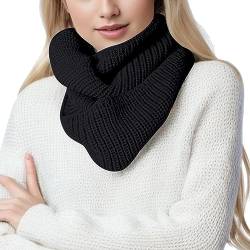 Damen Winter Loop Schal Warm Und Bequem Halsbedeckung Für Herbst Und Winter Warm Dick Schal, Klassisch Winterschal Für Frauen von Generic