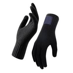 Damen Winter Warm Touchscreen Handschuhe Thermo Winterhandschuhe Kaschmir Strickhandschuhe Wollhandschuhe Frauen Geschenk Weihnachten von Generic