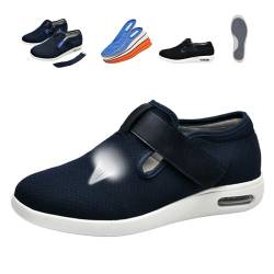 Diabetiker Schuhe für Herren Damen, Damen Mesh Atmungsaktiv Walking Sneakers Einfaches An-und Ausziehen, Extra Weit Gesundheitsschuhe EU 47(30.5cm/12in) von Generic