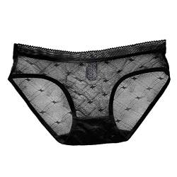 Durchsichtig Damenslip Panties Transparent Damen Unterhosen Niedrige Taille Stretch Unterwäsche Frauen Spitze Tanga Weich Und Dehnbar Höschen Für Frauen Bikinis Taillenslips Hipster Pantys von Generic