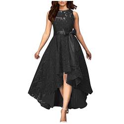 Ever Abendkleid, Kleider Sommer Damen Abendkleid Damen Damen Bandeau Sommerkleider 2023 Sexy Trägerloses Schulterfreies Blumendruck Kleid Strand Lässige Tunika Sommerkleider Casual (4-Schwarz,5XL) von Generic