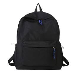 Frauen Rucksack Geldbörse Rucksack Freizeit Campus Fünf Stück Tasche Jugend Mode Einfache Große Kapazität Schultasche Sport Rucksack für Frauen, Schwarz , Einheitsgröße von Generic