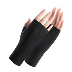 Frauen Semi-finger Fahren Handschuh Sonnenschutz Handschuhe Halb Seide Finger Sommer Fingerlose Eis UV Handschuhe Handschuhe W6J7 von Generic