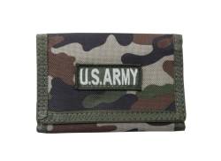 Geldbörse, Militär-Stil, Camouflage, U.S Army., grün, 13 9 cm, Lässig von Generic