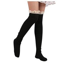 Generic Frauen Strümpfe Strumpfhosen Cosplay Schulmädchen Overknee Socken Lolita Kawaii Samt Warme Oberschenkel Hohe Strümpfe Frauen Zurück Weiß Rot Rosa Nude Lange Strümpfe, Einheitsgröße von Generic