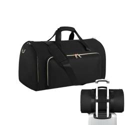 Generic Kleiderhandtasche, Duffle-Kleidertasche für die Reise | 2-in-1 große Anzugtasche für Herren,Umwandelbare Anzug-Reisetasche für Damen und Herren, Handgepäck-Kleidertasche mit Schultergurt, von Generic