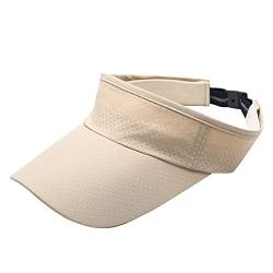 Gentleman Modischer Hut Sonnenblenden für Herren und Damen mit Sport-Sonnenblende Sonnenkappe Modischer Freizeithut (Beige, One Size) von Generic