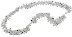 Halskette S925 Silver Fashion Design Traubenschnur Blitz Runde Perlen Halskette Weibliche Textur Colarbone Halskette, Halskette, 925 Silber von Generic