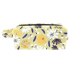 Herren Kulturbeutel, Reise Kulturbeutel, Dopp Kit für Männer, Reise Badezimmer Tasche Herren Rasierset, Reise Kit Kleine Taschen für Männer,Blume Frühling Blumen Grün Gelb von Generic