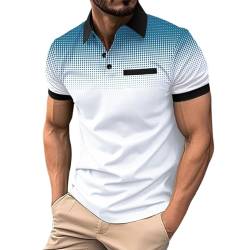 Herren Kurzarm Poloshirts Atmungsaktiv Polo Golf T-Shirts,Poloshirt Weiss,Poloshirt Rot,Herren Poloshirt Weiß,Poloshirt Herren Mit Aufdruck,Schwarzes Polo von Generic