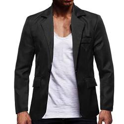 Herren Sakko Sportlich Slim Fit Blazer Jacke Männer Modern Freizeit Jackett Business Anzugjacke für Hochzeit Party Festlich von Generic