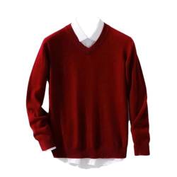 Herren-Strickpullover Aus Kaschmir Mit V-Ausschnitt Und Pullover von Generic