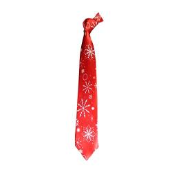 Herren Weihnachts Krawatte Lustig Weihnachtskrawatte Urlaub Hochzeit Festliche bedruckte Krawatte Weihnachten Kostüm Party Zubehör (Xmas-05, One Size) von Generic