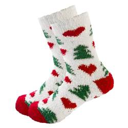 Herren und Damen Grinch Baumwolle Socken Packung Weihnachtssöckchen, Grinch Baumwolle Socken, Bunte Gemusterte Weihnachtssocken für Herren und Damen von Generic