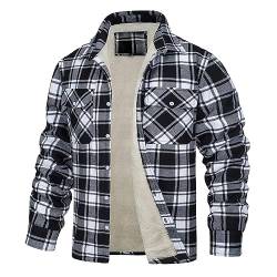 Holzfällerhemd Herren Flanell Jacke Herren Flanellhemd Herren Karohemd Herren Flanell Jacke Herren Flanell Jacke Herren Karierte Jacke Herren Karierte Jacke Herren Holzfäller Jacke Gefüttert von Generic