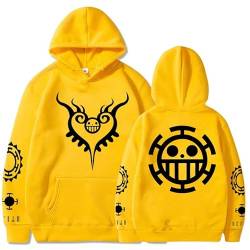 Hoodie One Piece Unisex Kapuzenpullover Pullover mit Anime Druck von Generic