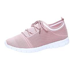 Hopoter Damen Schuhe Sneaker Mesh Atmungsaktiv Turnschuhe Laufschuhe Mode Bequeme Sportschuhe Leichtgewichtiger Frühling Sommer Freizeitschuhe Outdoor Tennisschuhe für Gehen Laufen Joggen Sports von Generic