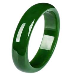 Jade Armreif für Frauen, Hetian Grünes Jade Armband, Jaspis Armband Chinesische Steine von Generic