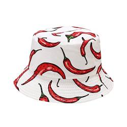 Jungen-Mode-Hut Bucket Hats Fashion Sun Cap Packable Outdoor Fischerhut für Damen und HerrenAtmungsaktives Kopftuch (White, One Size) von Generic