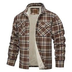 Karohemd Herren Hemdjacke Herren Flanellhemd Herren Flanellhemd Herren Freizeithemden Für Herren Karohemd Herren Holzfällerhemd Herren Holzfällerhemd Herren Hemdjacke Herren Hemdjacke Herren Beige 5XL von Generic