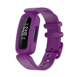Kinder Armbänder Kompatibel mit Fitbit Ace 3 Armband, weiches Silikon wasserdichtes Armband Sport Uhrenarmband Jungen Mädchen (Hot Pink, One Size) von Generic