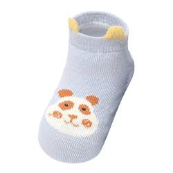 Kinder Indoor Warme Winter Baby Socken Cartoon Sommer Baby Socken Nette Kinder Hohe Socken Sockenschuhe für Kleinkinder (Sky Blue, 12-18 Months) von Generic