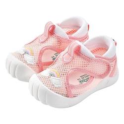 Kleinkind-Sandalen für und Mädchen, Baby-Neugeborene, Sommer-Sneaker, niedliche atmungsaktive Netz-Rutsch-Design, Wandersandalen Babysandale (A, 19 Infant) von Generic
