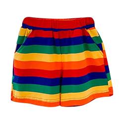 Kleinkind Sommer Mädchen Shorts Regenbogen Gestreifte Mode Niedlich Drucke Shorts Für Mädchen Kleidung Camouflage Baby Jungen von Generic