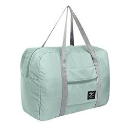 Koffer Klein Trolley Handgepäck Leicht Damentasche für Mann mit großer Kapazität Tasche für Reisen Reisegepäck Aufsteckbar Handgepäck (Light Blue, One Size) von Generic