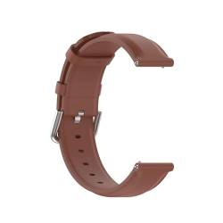 Lederarmband Kompatibel mit Fossil Gen 6 Wellness/Q Commuter Hybrid/Q Gazer Armbänder, 20mm Weiche Ersatzriemen Leder Uhrenarmbänder Ersatzarmband Wasserdicht Replacement Armband, Braun von Generic