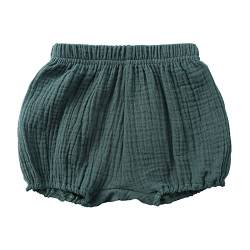 Leichte kurze Hosen für Unisex Kleinkinder Neugeborenes Baby Unisex Solide Frühling Sommer Shorts Kleidung (Green, 0-6 Months) von Generic