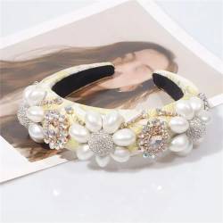 Luxus Diamanten Stirnband Strass Stirnband Mode Kristalle Perlen Stirnband Für Frauen Kopfbedeckung von Generic