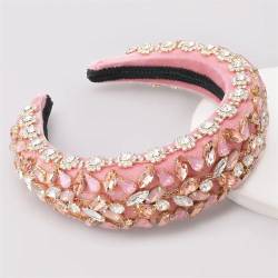 Luxus-Kristall-Haarbänder Für Damen, Modisches Diamant-Stirnband Für Party, Breiter Kopfschmuck von Generic