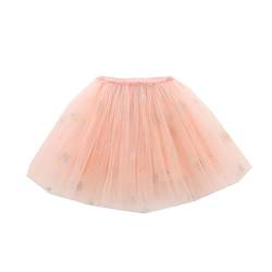 Mädchen Tüllrock Tütü Tutu Rock 3 Schichten Ballettrock Tulle Tutu Röcke Prinzessin Minirock Tanz Rock Tanzkleid Tüllrock Kinder für Karneval Geburtstag Party (Pink, 2-3 Years) von Generic