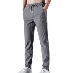 Männerhosen Hosengröße 48 Herren Entspricht Trainingshose Herren, Langgröße Golfhose Jogginghosen Mit Reißverschluss Cargohose Herren Beige Hose Weiß Herren Bodybuilding Hose Trachtenhosen von Generic