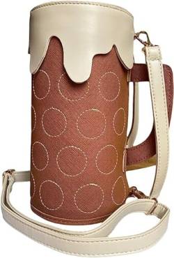 Mei Maß Designer Trachten Tasche Damen - Umhängetasche im Bierkrug Design - Oktober Umhängetasche - Dirndl-Wiesn-Tasche - Trachtenmode Accessoire - Made in Germany - vegan von Generic