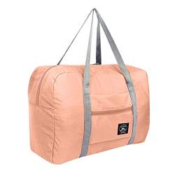 Mode Tragen Reisetasche große Frauen für Mann Gepäck Reisen auf der Tasche Kapazität Schminkkoffer Kinder Trolley (Pink, One Size) von Generic