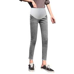 Modische Damenbäuche mit hoher Taille für Schwangere, bequeme Leggings, Hosen, Hosen World Sticker Fun (C, XL) von Generic
