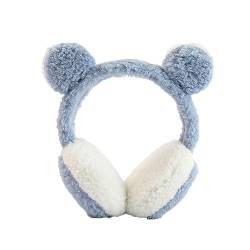 Ohrenschützer Winter,Ohrenschützer für Bären Earmuffs Plüsch-Ohrenschützer Hält die Ohren Warm im Winter(Blau) von Generic