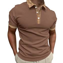 Poloshirt Herren Kurzarm Basic Golf T-Shirt Polohemd,Polo Mit Hemdkragen,Polohemden Kurzarm Herren,Poloshirt Baumwolle Herren,Herren Hemd Kurzarm 4XL,Personalisierte Poloshirts von Generic