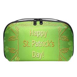 Reise Make up Tasche wasserdichte Kosmetiktasche Kulturbeutel Make up Taschen für Frauen und Mädchen,Alles Gute zum St. Patrick's Day von Generic