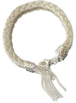 Ringe S925 Silver Day Korean Fashion Ol Design Sinn für Weben von Twist Dirty Braid Retro Bracelet Light Luxus Fashion Batch, Armband-11mm Silber, 925 Silber von Generic