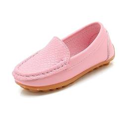 Schuhe Mädchen 32 Weiche Slipper für, kleine Kinder, und Mädchen, zum Hineinschlüpfen, Kleid, flache Schuhe, Bootsschuhe, Freizeitschuhe Reitstiefel (Pink, 35 Big Kids) von Generic