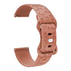 Silikon Armband für Huawei Watch GT 4 41mm, 18mm Wasserdichte Weiche Ersatzriemen, Weiches Silikon Ersatzarmband Uhrenarmband Sportarmband für Damen Herren, Orange von Generic