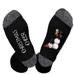 Socken Lustiges Geschenk für Männer und Frauen, Lustig Bunte Damen Socken Witzige Motiv Mehrfarbig Baumwoll Fun Geschenke Geburtstag Kleinigkeiten Herren Vatertag Muttertag Weihnachten (2-D, One Size) von Generic