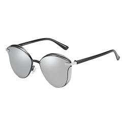 Sonnenbrille Damen, Sonnenbrille Damen Polarisiert Trendy Retro Unisex Sonnenbrille UV-Schutz Schatten Brille Vintage Sonnenbrillen Damen Herren Sommer Strand Sunglasses Leicht Polbrille von Generic