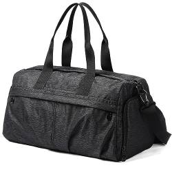Sport Reisetasche Herren-Reisehandtasche, Gepäcktasche, Sport-Sporttasche (Farbe : Black, Size : 45x23x24cm) von Generic